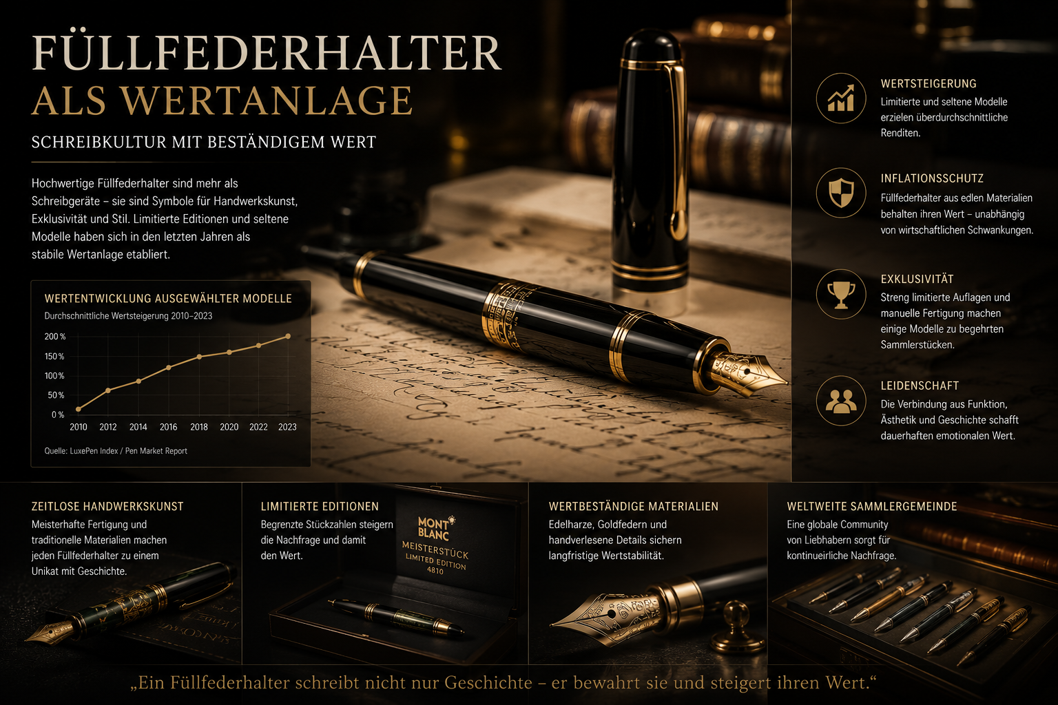 Infografik zum Thema Füllfederhalter